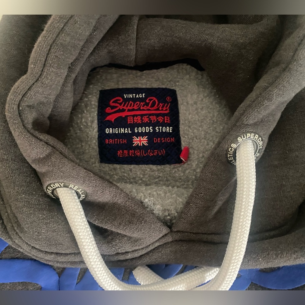 Vintage Superdry Hooded Sweatshirt, size L - Picture 4 of 6